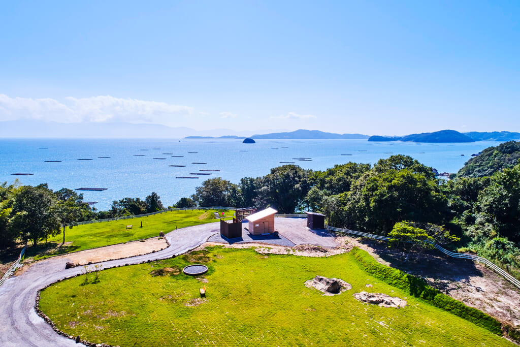 岡山県の瀬戸内海の森キャンプ場