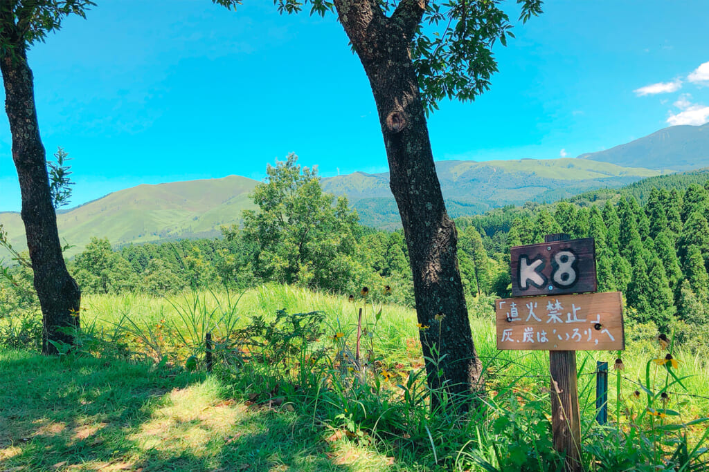 阿蘇の大自然に囲まれた蔵迫温泉さくらオートキャンプ場