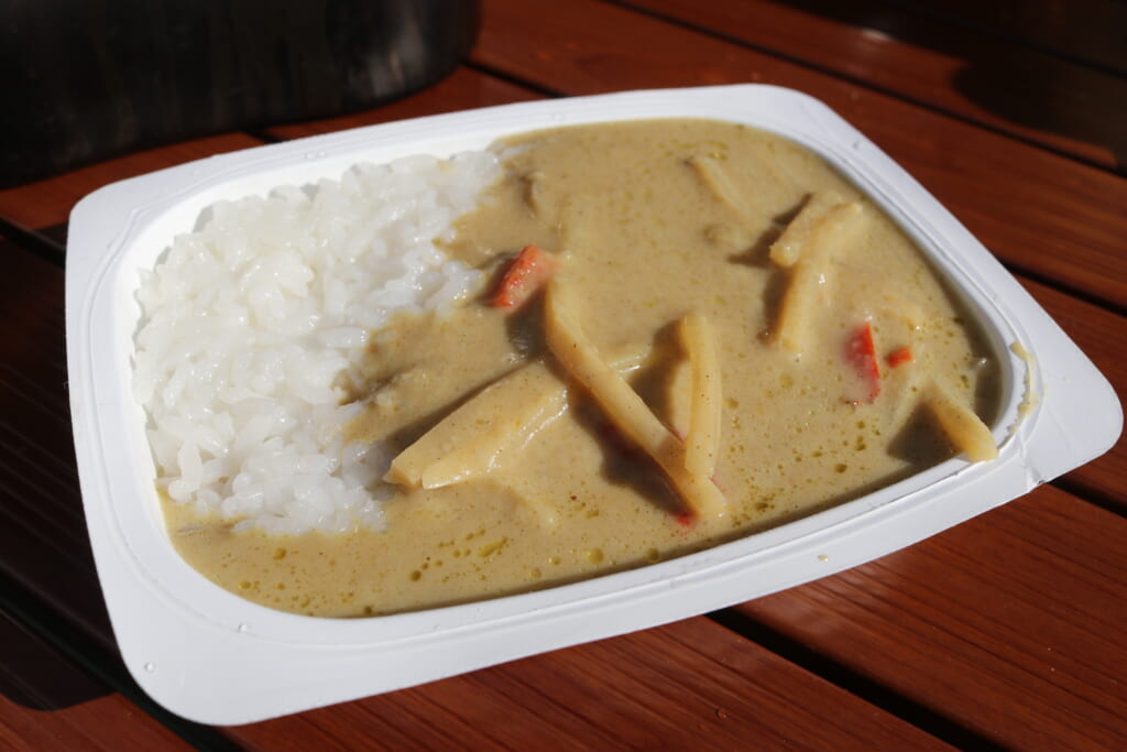 レトルト使った時短カレーライス