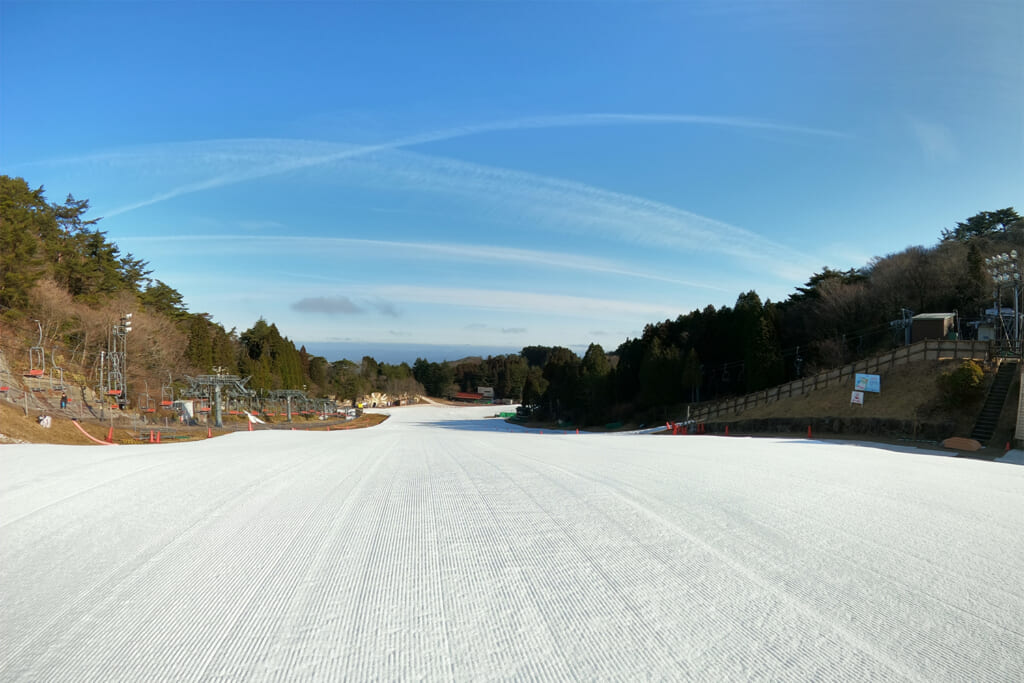 六甲山スノーパークのゲレンデ