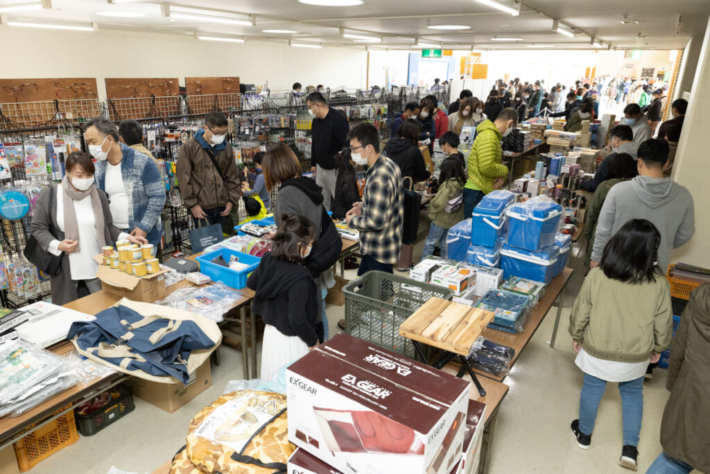 北海道キャンピングカーフェスティバルの物販