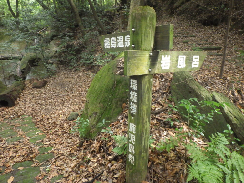 丸尾探勝路の遊歩道