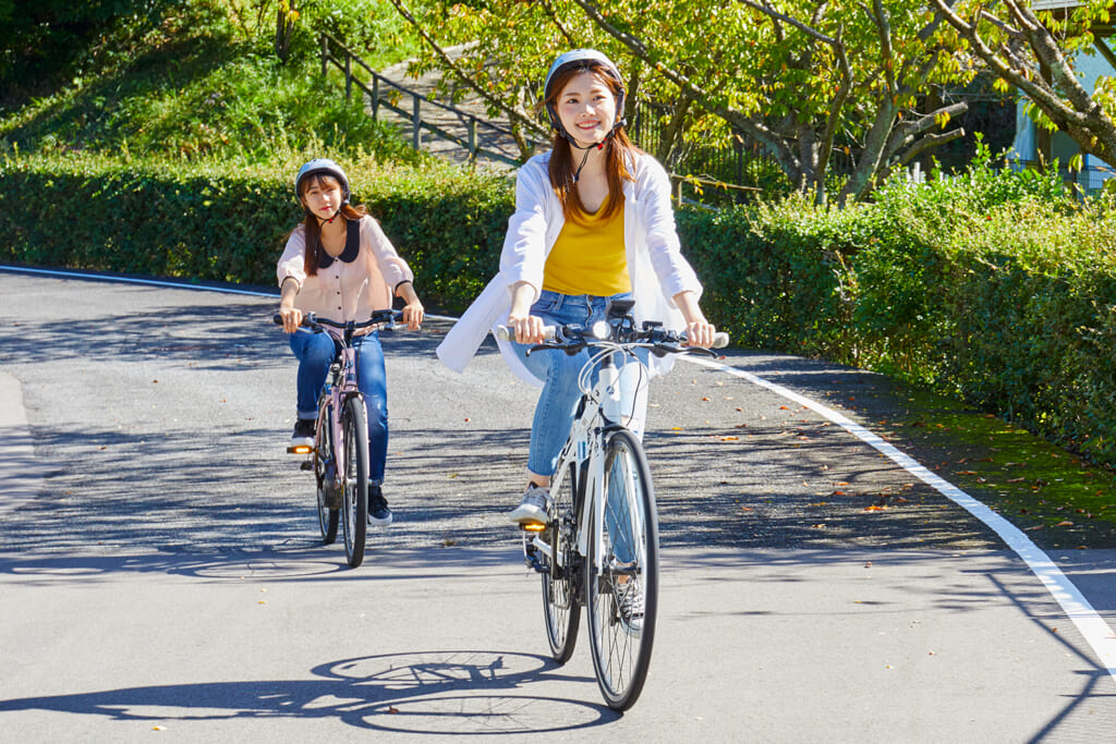 関西サイクルスポーツセンターでサイクリング