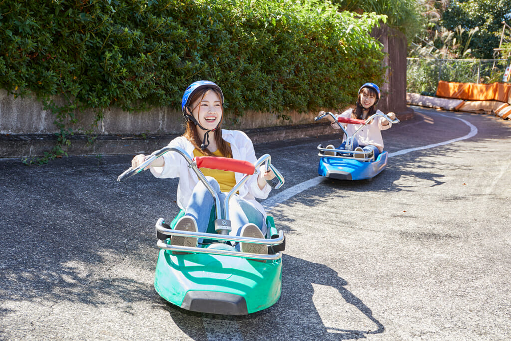 関西サイクルスポーツセンターのサイクルリュージュ