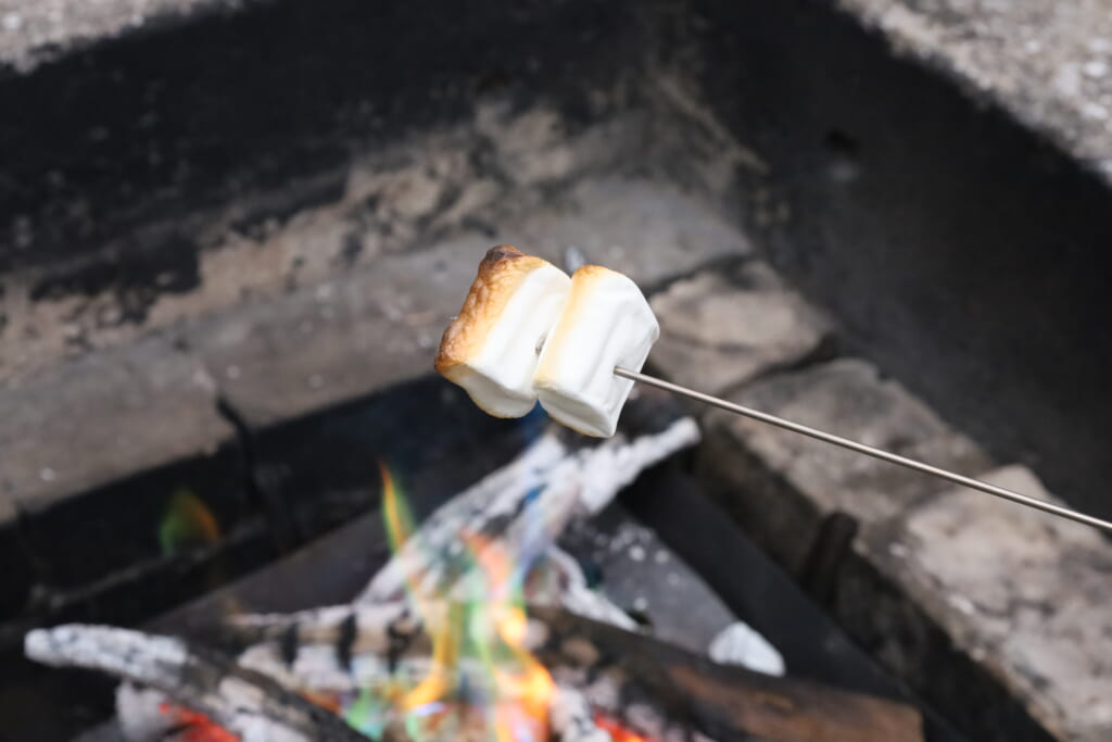 焼きマシュマロ　スモア