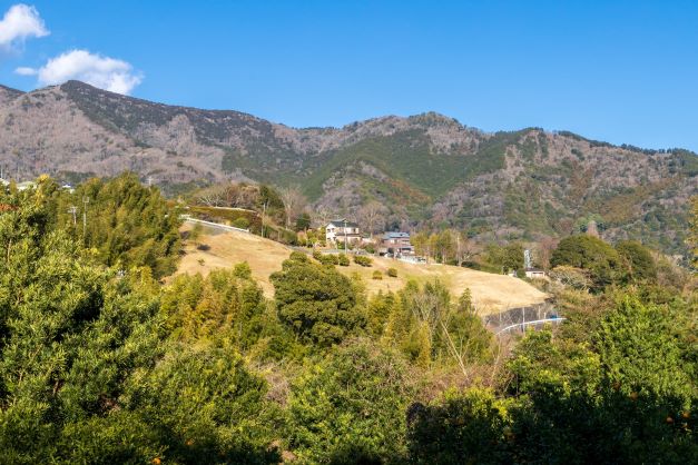 湯河原方面を望む 湯河原万葉公園