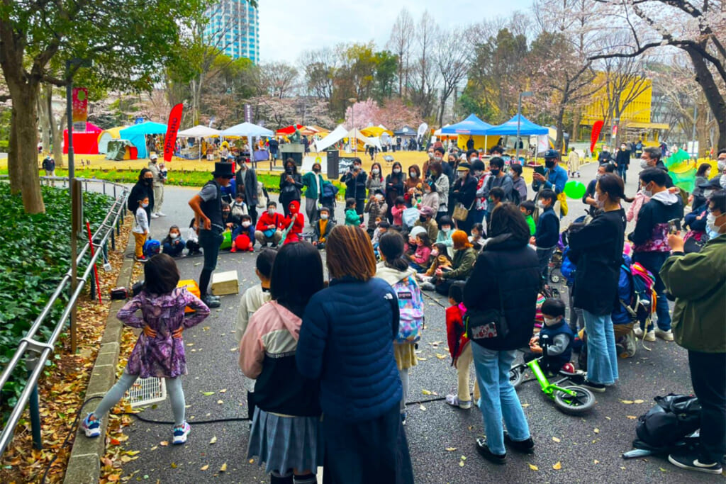 TOKYO outside Festivalの大道芸