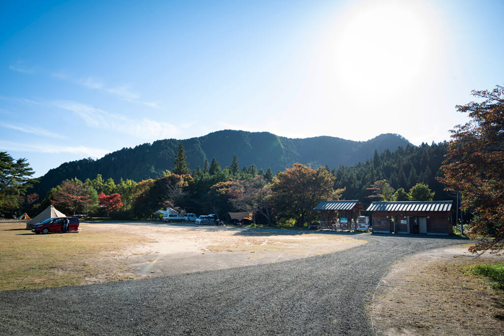 千本高原キャンプ場のキャンプサイト