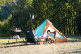 千本高原キャンプ場のテントサイト