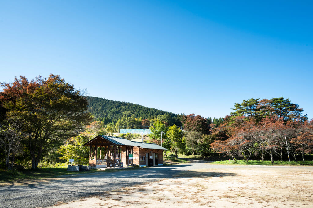 千本高原キャンプ場の炊事棟