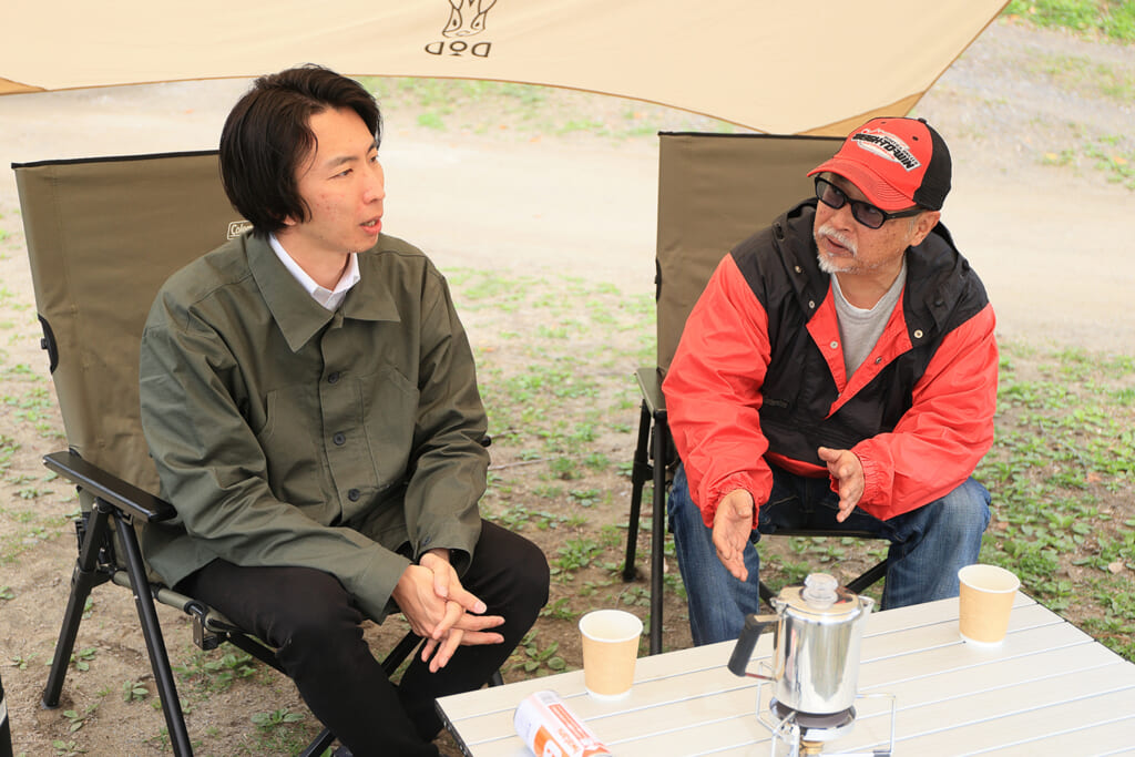 ホンダ広報の野々村さんとライター並木