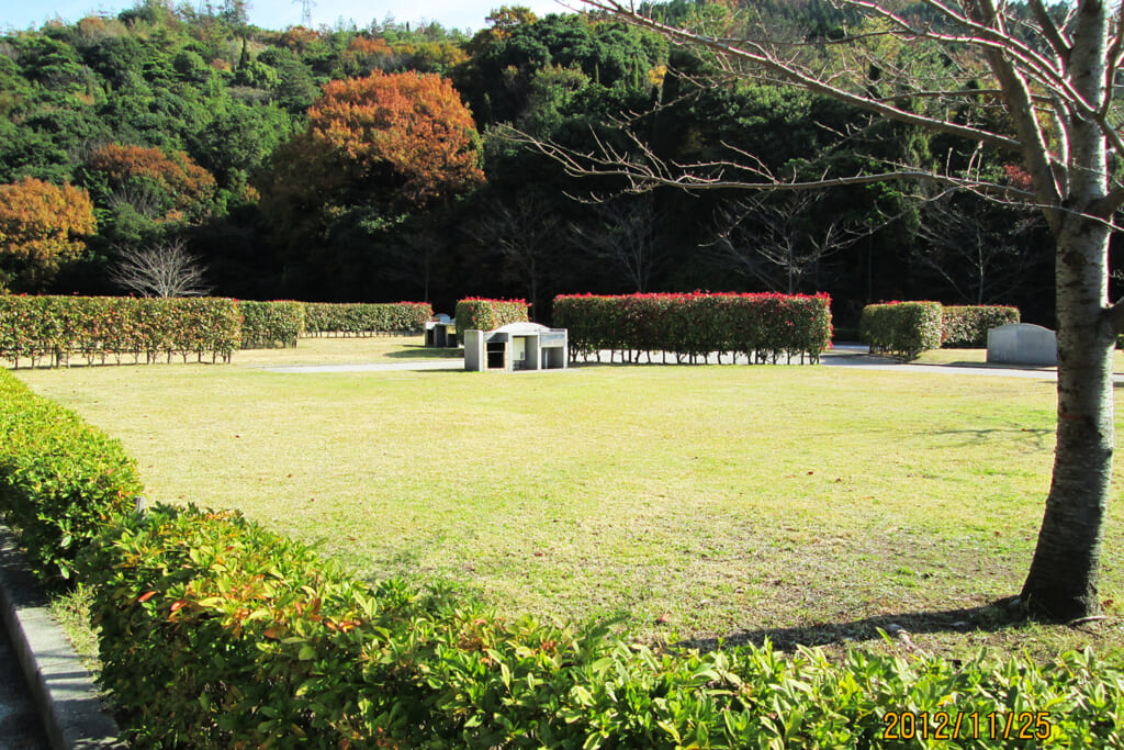 冠山総合公園のオートキャンプ場