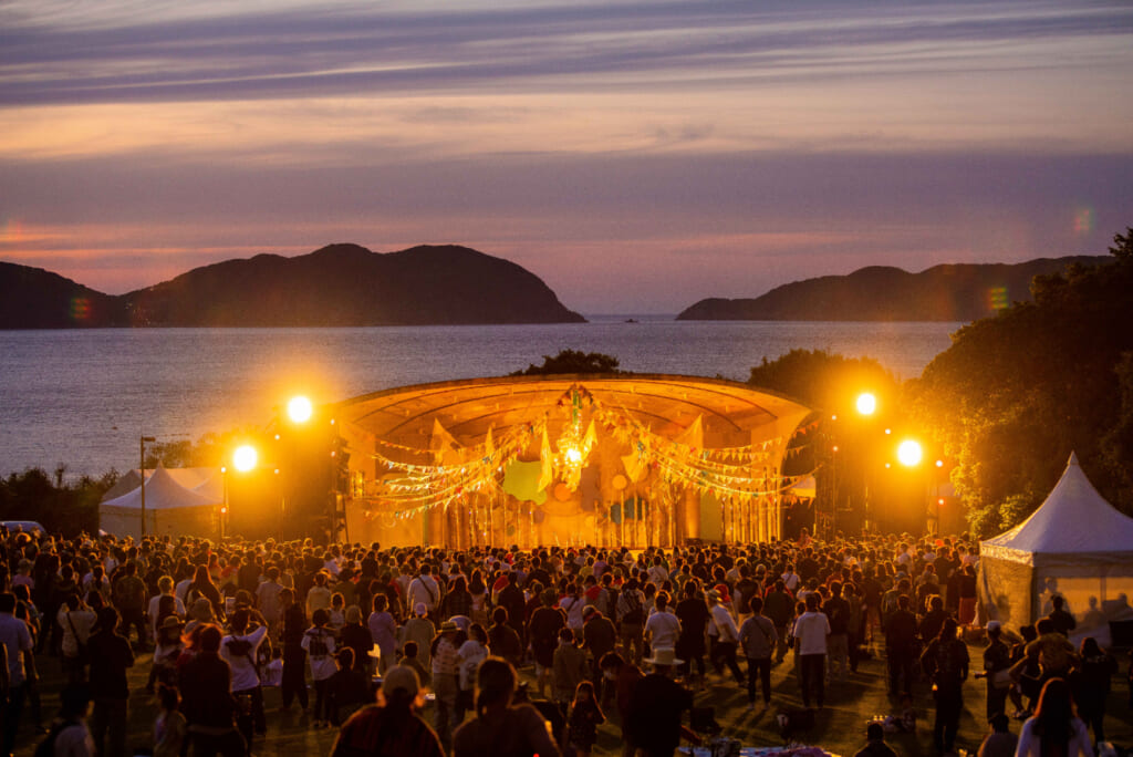 Karatsu Seaside Campのステージ