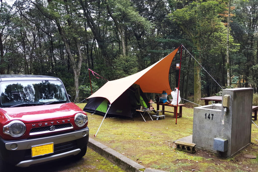 ながさき県民の森のキャンプ場