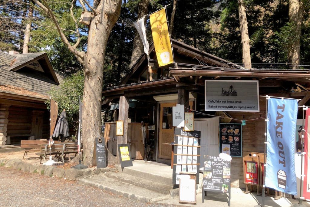 氷川キャンプ場の売店