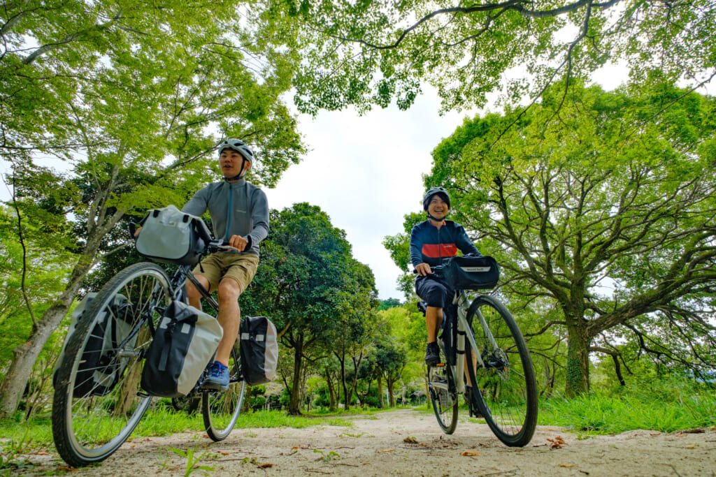 自転車でキャンプツーリング