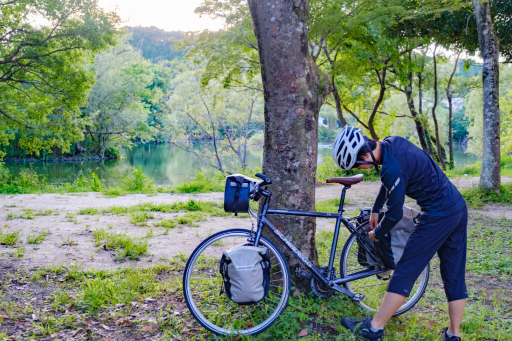 自転車でキャンプツーリング