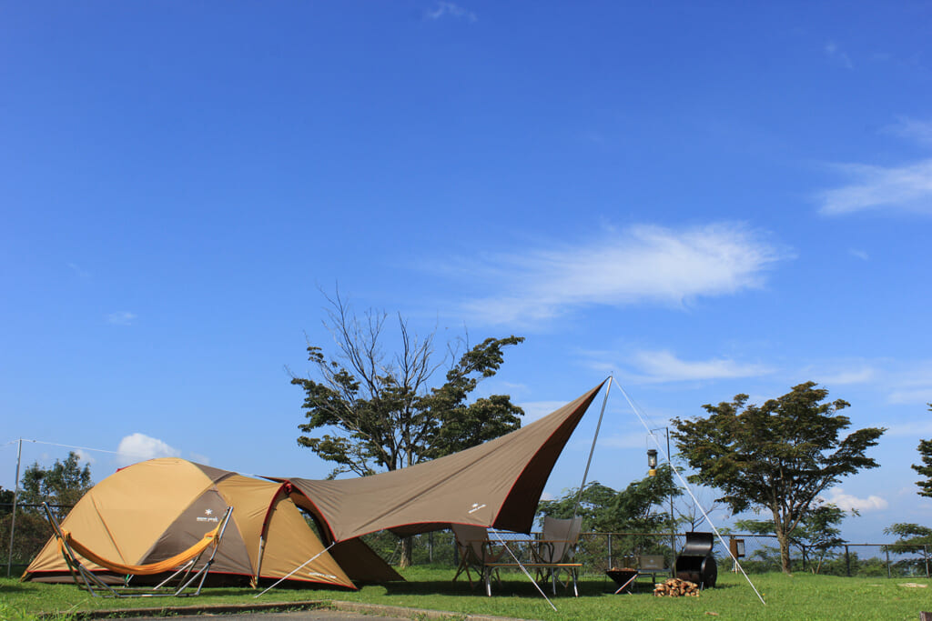 四季の里旭志キャンプ場のキャンプサイト