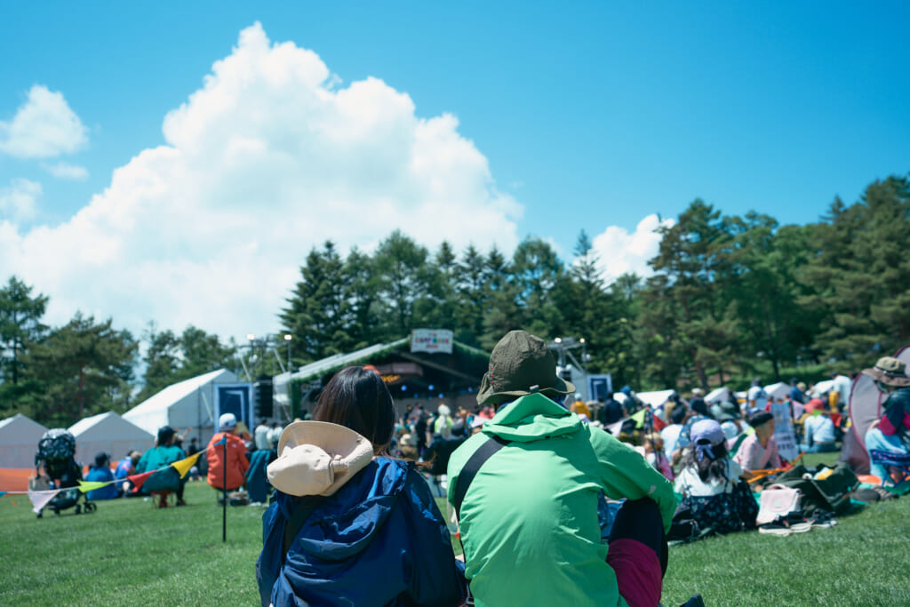 THE CAMP BOOKのフェス会場