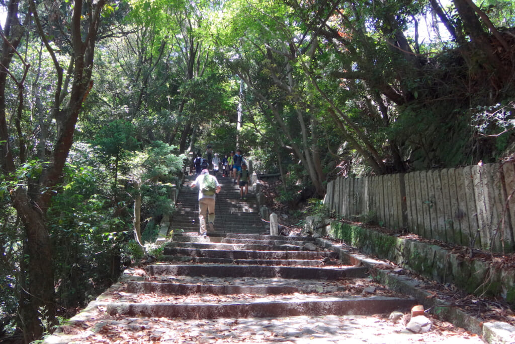 旧天上寺史跡公園の石段