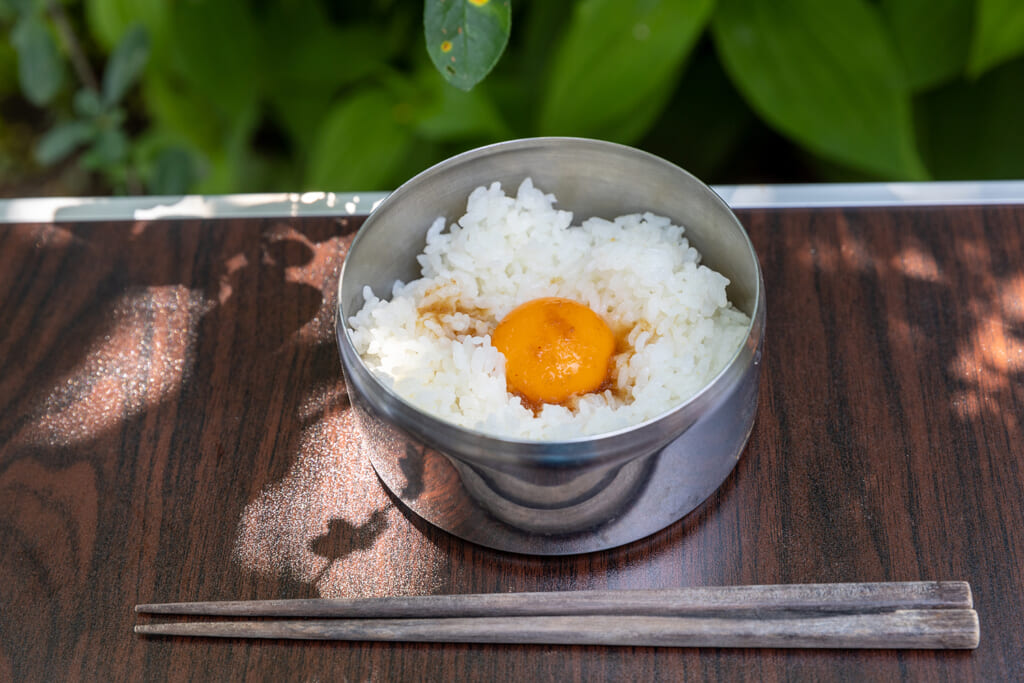 スタミナ源たれの卵がけご飯