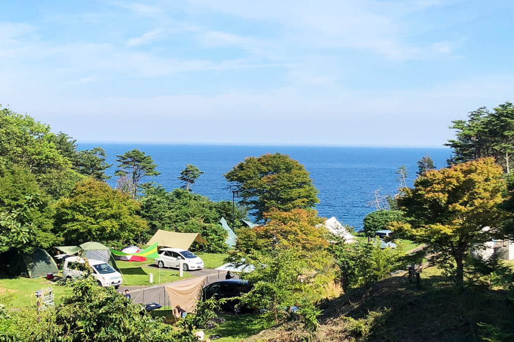 気仙沼大島の休暇村気仙沼大島キャンプ場