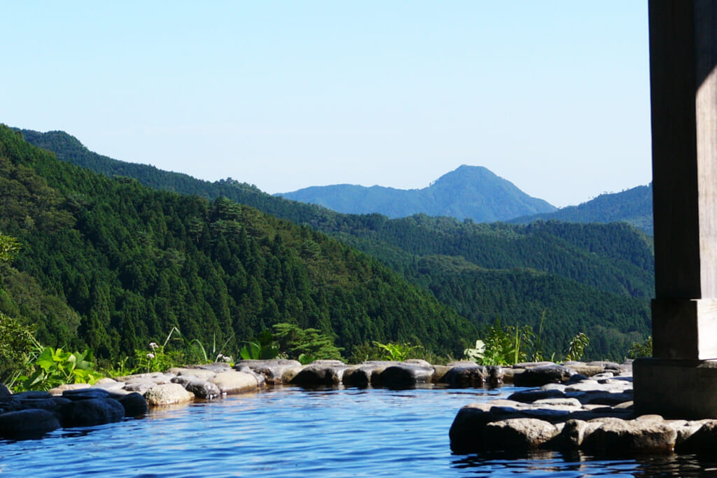 のとろ温泉の天空の湯