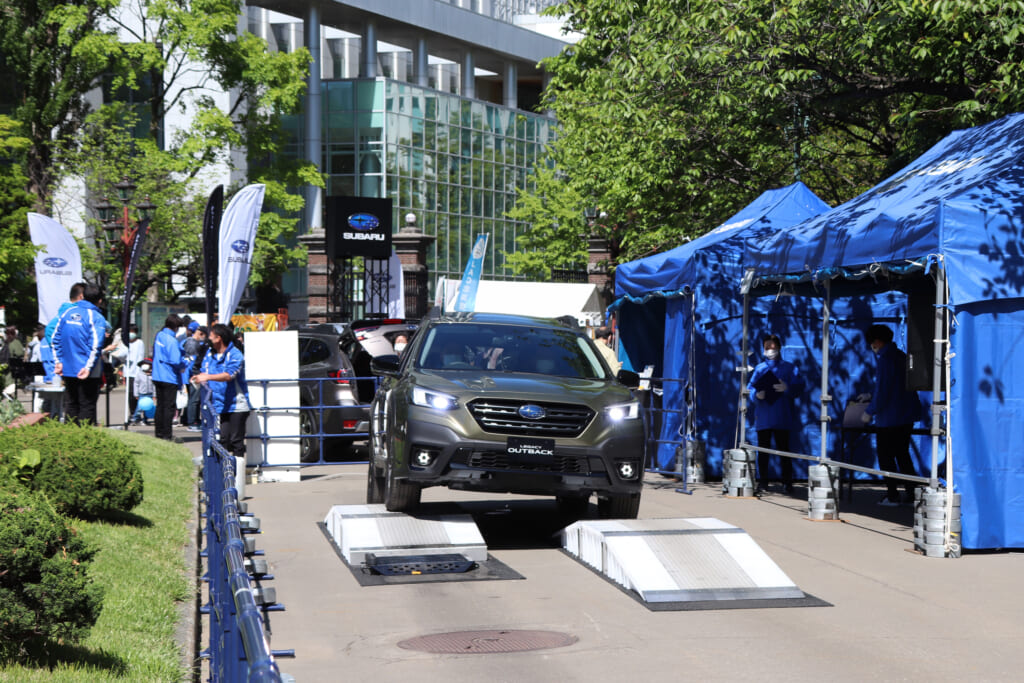 SUBARU車のAWD性能体験会