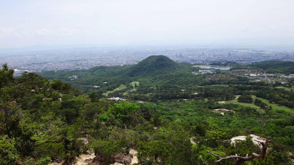 須磨ハイクで人気の樫ヶ峰の縦走ルート