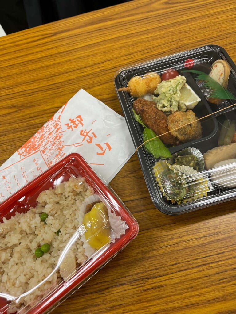 宿坊・藤本荘の弁当