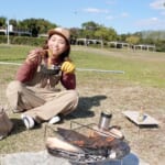 キャンプするグッピーこずえ