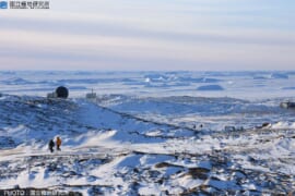 南極観測隊が調査活動する昭和基地