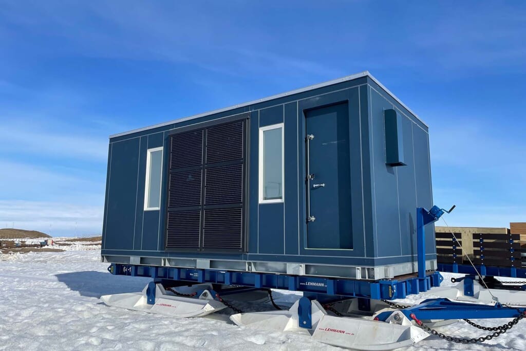 南極観測隊の住居モジュール