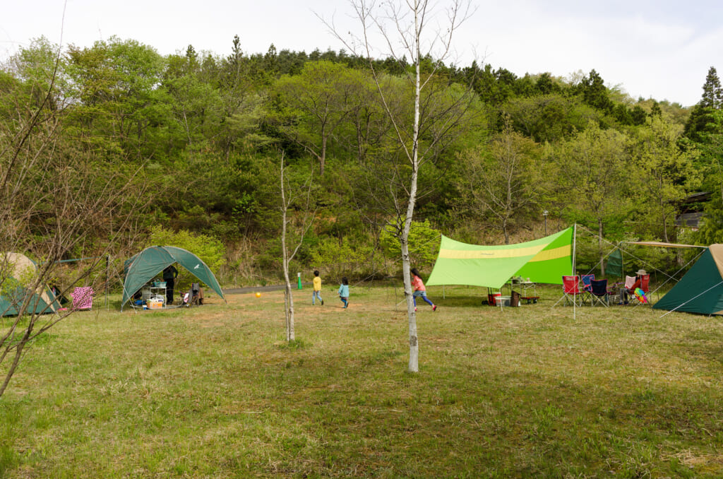 キャンピングビレッジ登米森林公園