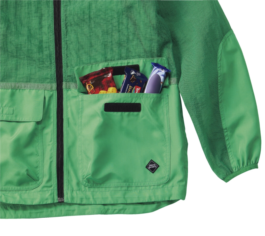 AERO GUARDジュニアステルスジャケットのポケット