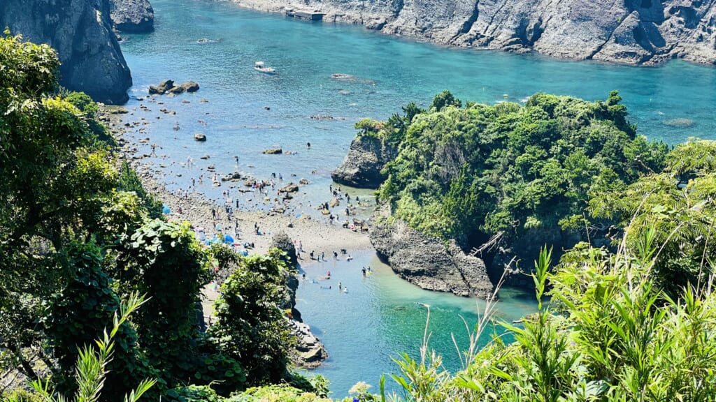 南伊豆夕日ヶ丘キャンプ場　ヒリゾ浜