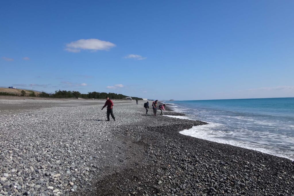 鬼ヶ城の海岸