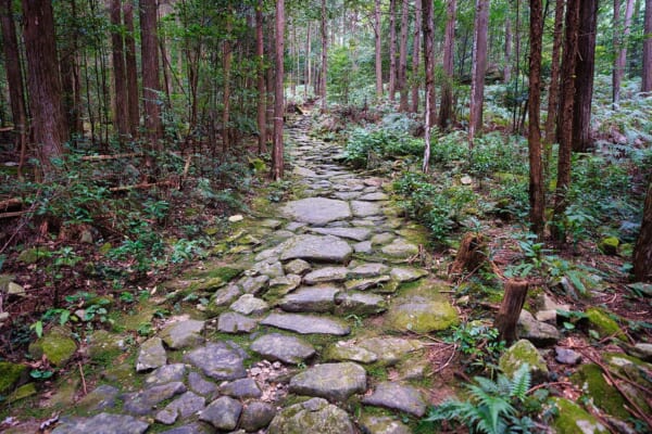 馬越峠の石畳