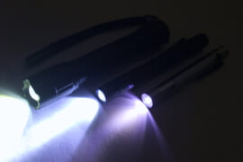 明るく照らせる小型LEDライト