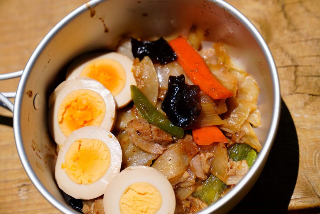 台湾屋台風の肉野菜炒め