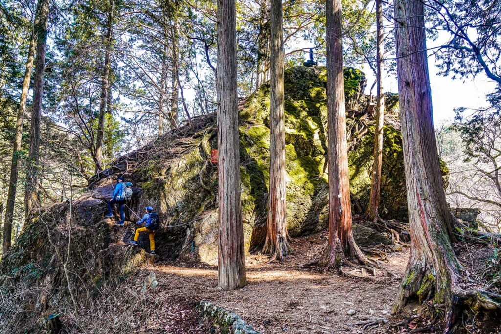 御岳山のロックガーデンコース