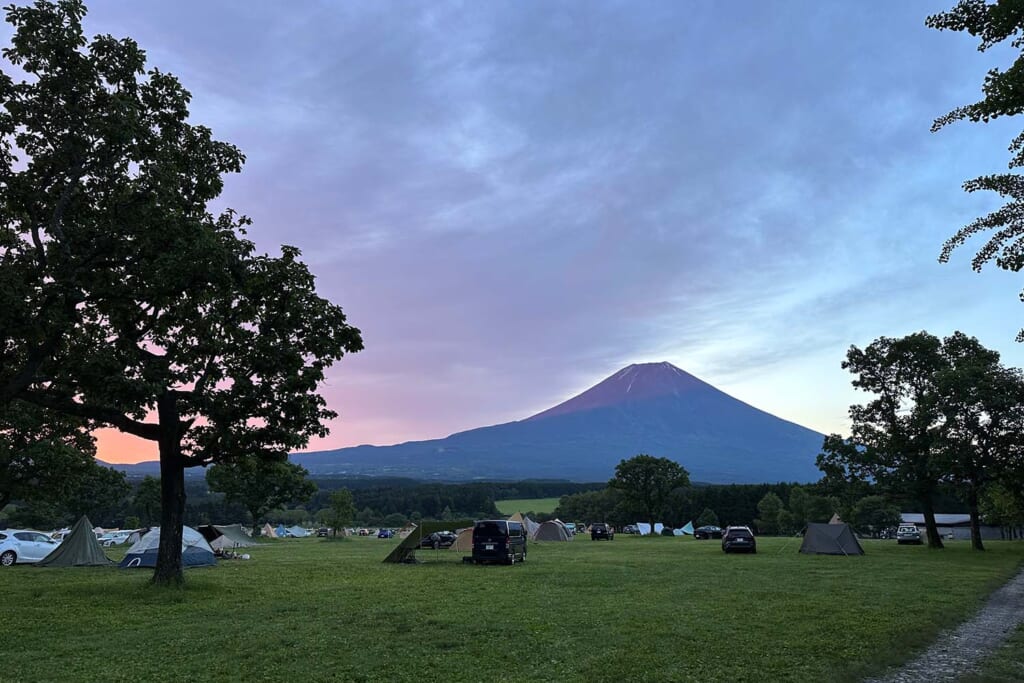 広々としたキャンプ場