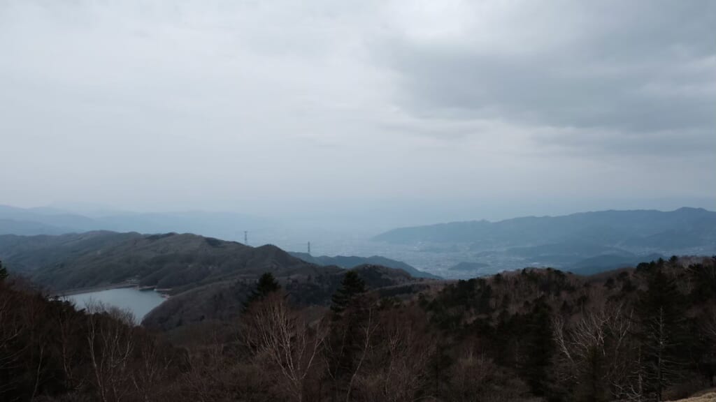 雷岩近辺からの眺望