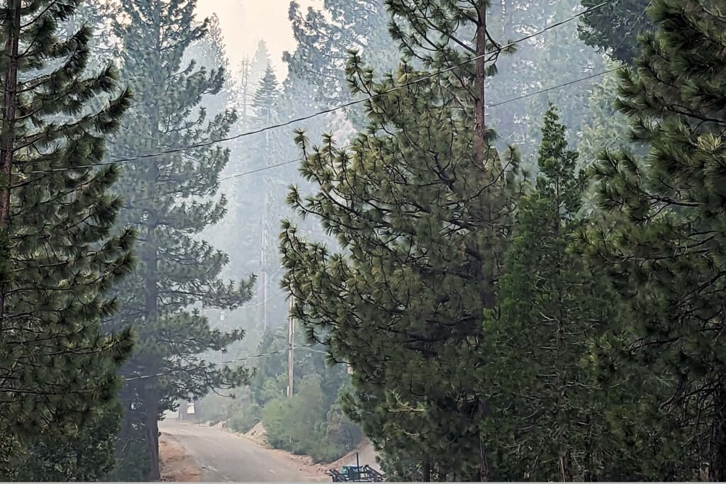 カリフォルニアの山火事