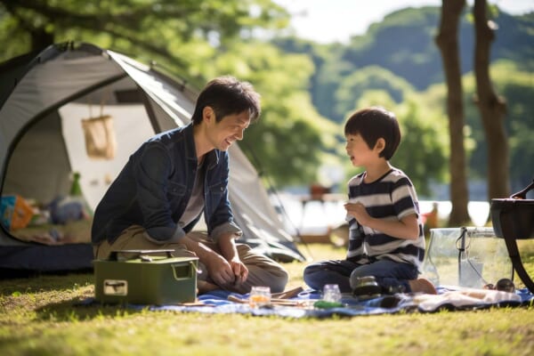 親子で楽しむキャンプ