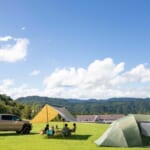 HUNTER MOUNTAIN CAMPING PARKの広々とした区画サイト