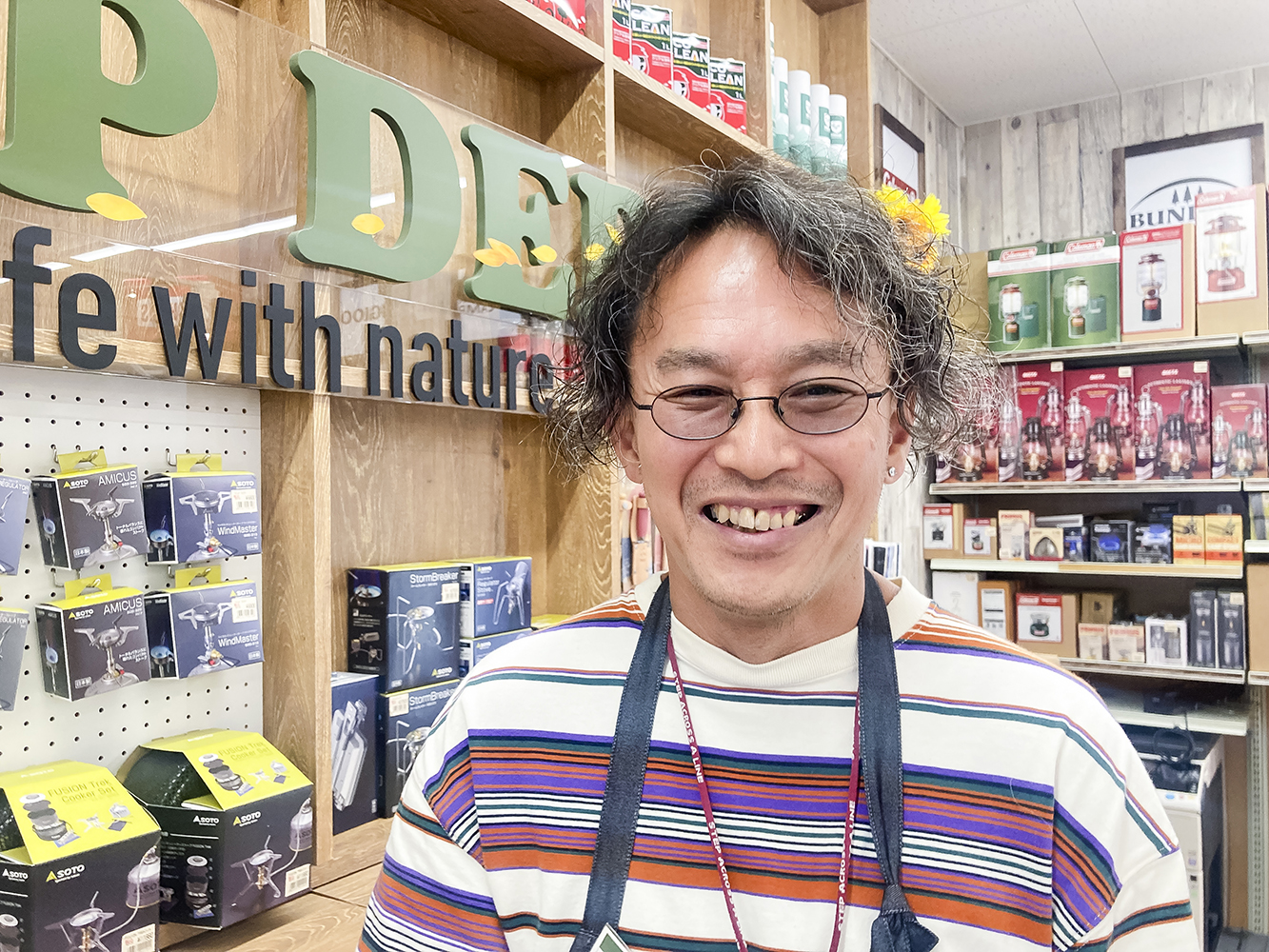 「CAMP DEPOT（キャンプデポ）」大和店店長の塚本さん