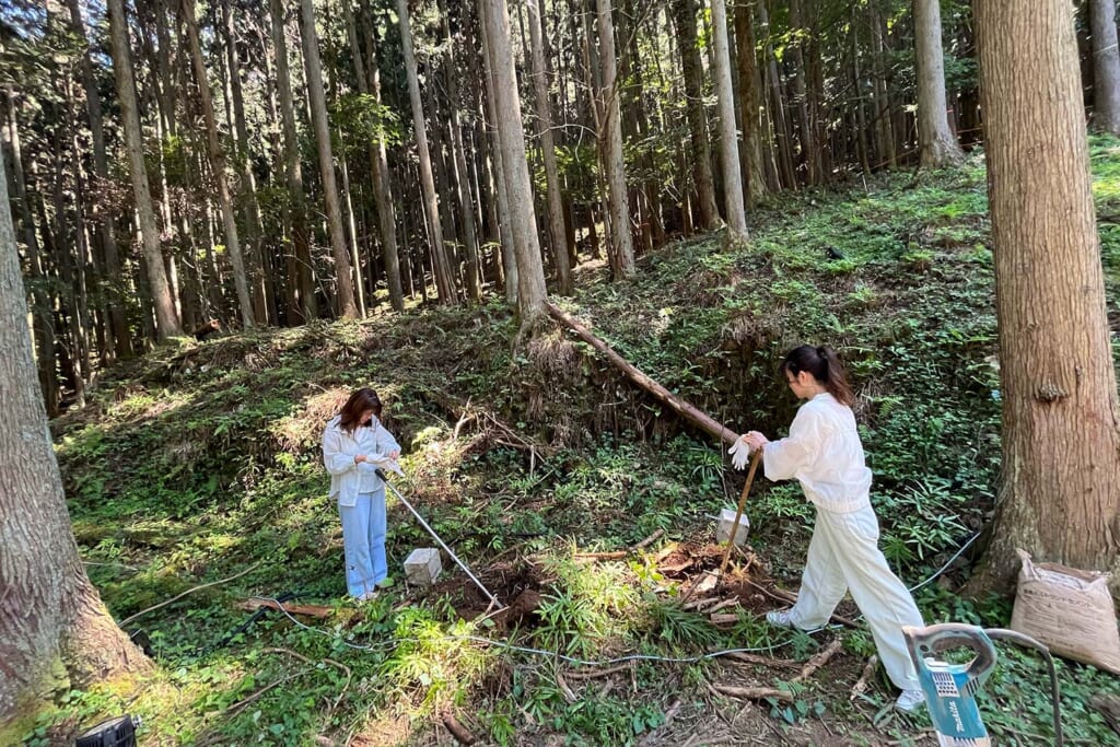 山梨県のグランピング「ミューの森」