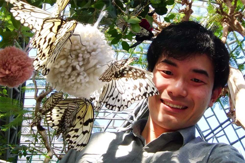 橿原市昆虫館学芸員の池田 大さん