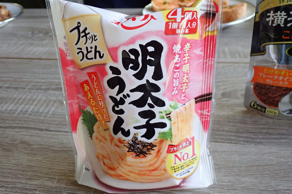 エバラのプチッとうどん 明太子うどん